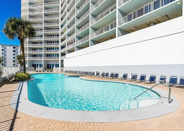 Gulf-front W Shaded Balcony Wifi Ac & Shared Pools Hot Tubs & Sauna Holiday home Gulf Shores